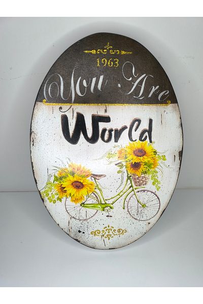 IremTasarimAtolyesi Wooden Table Board - Duar Decoration Product