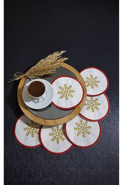 NGR HOME 6-Piece Anniversary Special Coffee Presentation Cocktail Napkins