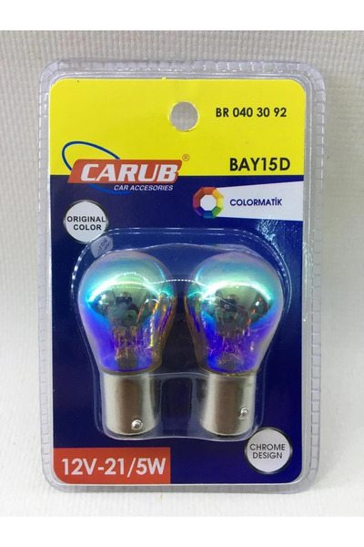ede CARUB Ampul Diadem Orange 12V 1016 21/5W BAY15DORJ Çift Duy