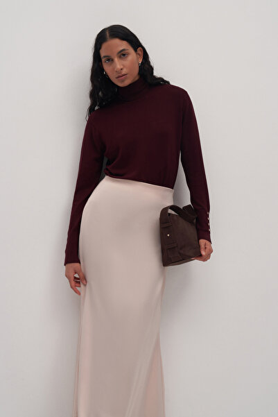 Mathilda Store Атласна спідниця максі Ecru Lume