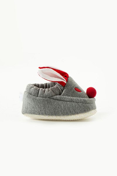 yummy kids Comfortable Baby Booties with Anti-Slip Sole and Elastic Rabbit Figure
