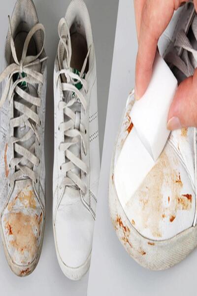 MasterCar 1 Adet Sihirli Nano Leke Çıkartıcı Temizleyici Süngeri Ayakkabı Tem...