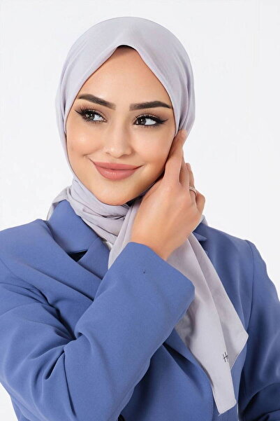 haremscarfs Harem scrafs Asya eşarp gri rengi  (özel ve günlük kullanıma uygun)