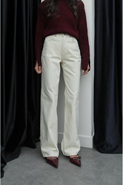 Havoş Rovné džíny Ecru Kuzmina