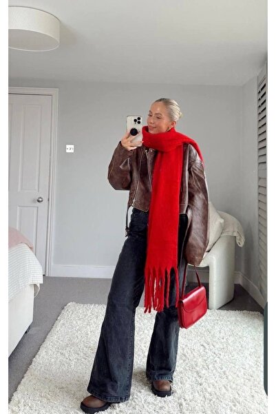 Adalet Bal المستوردة نفخة لينة الملمس وشاح التفاف الكتف التفاف