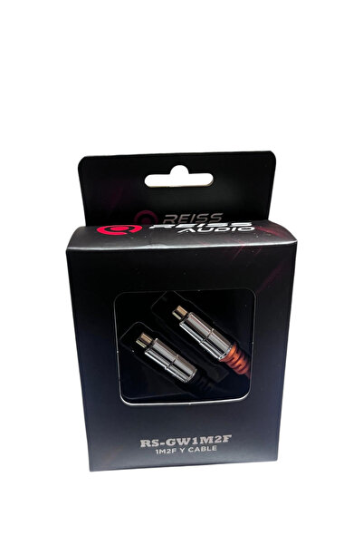 Reiss Anfi ters  Y kablo 1 erkek 2 dişi 30 cm silikon Rs- GW1M2F