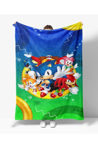Erays Home Единично одеяло Polar Tv Blanket със звукови шарки