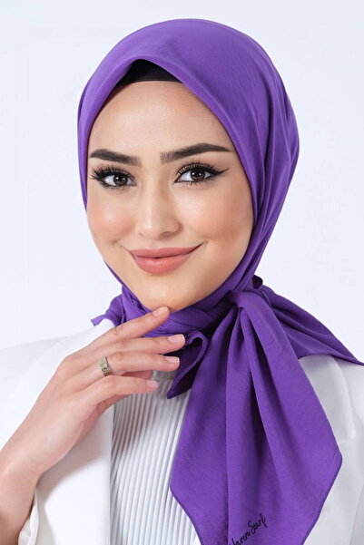 haremscarfs Χαρέμικα σκαρφάκια Ασιατικό κασκόλ μωβ χρώματος (ειδικό και καθημ...