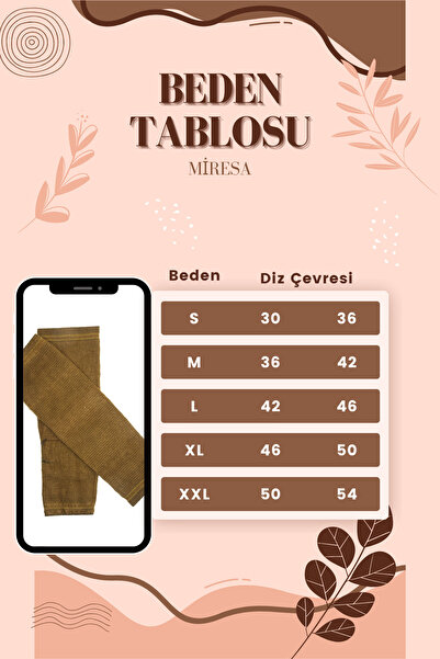 miresa Ζεστός κορσές μακρύς προστατευτικός γονάτου Tunayıcı