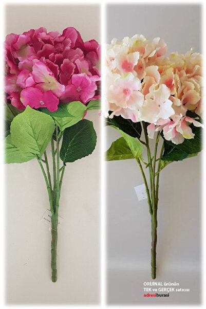 Artificial Flower 5 Branches Luxury Hydrangea Set of 2