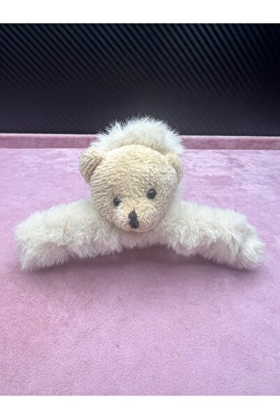 İKLİM BUTİK Peluş Çift Taraflı Ayıcıklı Mandal Toka