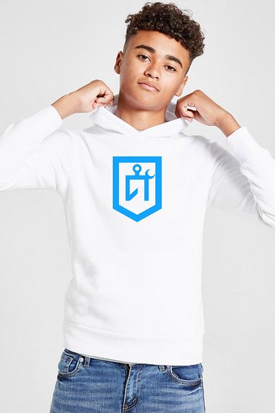 Tshirthane Hanorac cu glugă 3ip Idil Ural Tamga alb pentru copii