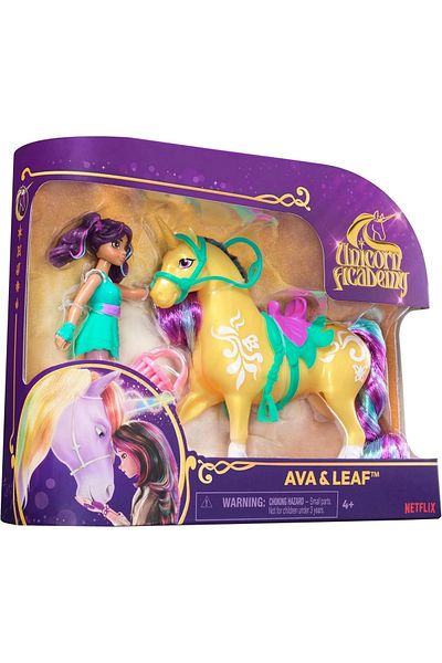 TOYFEST طقم ورق يونيكورن أكاديمي AVA وحيد القرن مقاس 12 سم