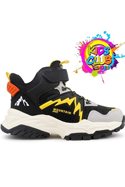 KCMN Cool Lukas Ortopedik Kaymaz Taban Unisex Çocuk Bot SARI