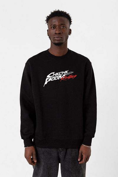 Tshirthane Мъжки суитшърт Stray Kids Chk Chk Boom, черен, 2ip