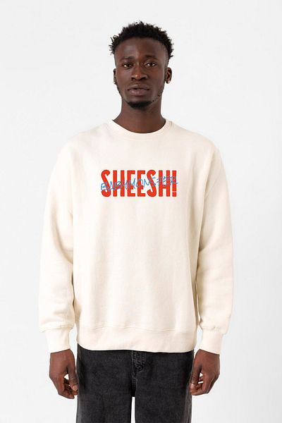 Tshirthane Ανδρικό φούτερ Babymonster Sheesh Ecru 2ip