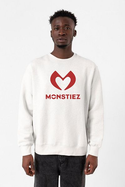 Tshirthane Ανδρικό φούτερ Babymonster Monstiez White 2ip
