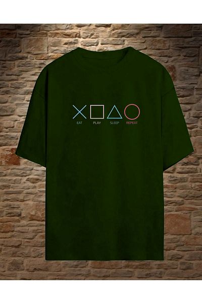 ONTHELİFE Oversize Printed T-shirt - Play