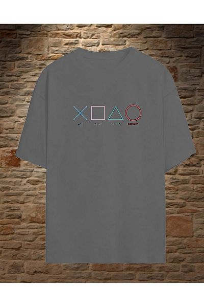 ONTHELİFE Oversize Printed T-shirt - Play
