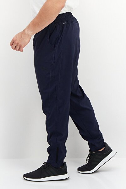 Puma Men Sportswear Fit Drawstring Brand Logo Pant, Navy Blue