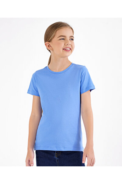 Only Kids Round Neck T-Shirt - Blue