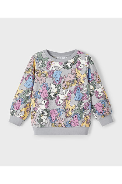 Name it سويت شيرت يونيكورن - مزيج رمادي