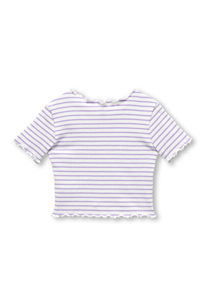 Only Kids Striped Top - Purple Rose