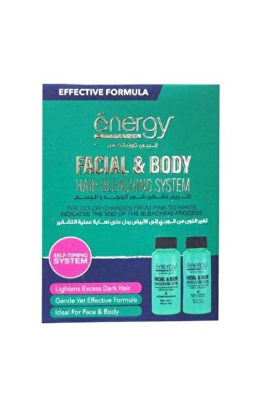 Energy Cosmetics نظام تبييض شعر الوجه والجسم
