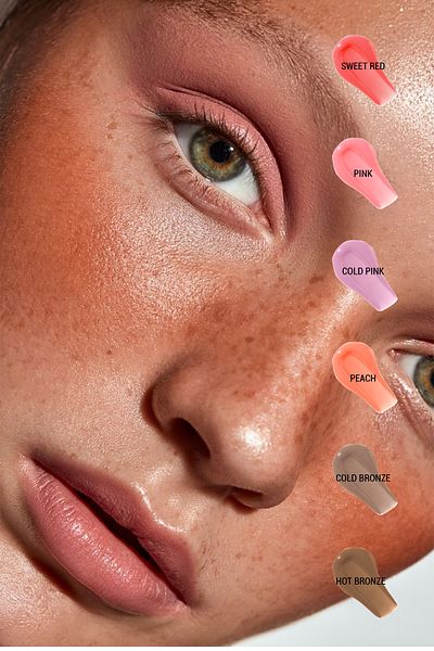 h.OLA Liquid Blusher with High Pigment Peach