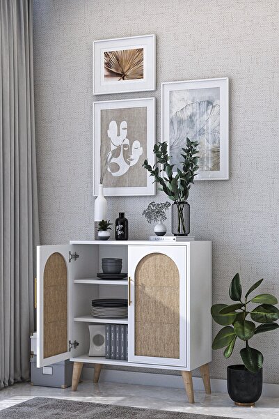Onouqo Mdf Çok Amaçlı Dolap, Ayakkabılık, Oturma Odası, Mutfak Dolabı