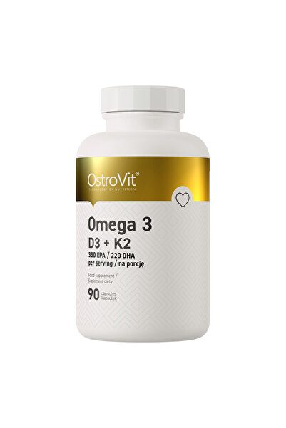 Ostrovit Omega 3 D3 K2 Vitamin 90 Capsules