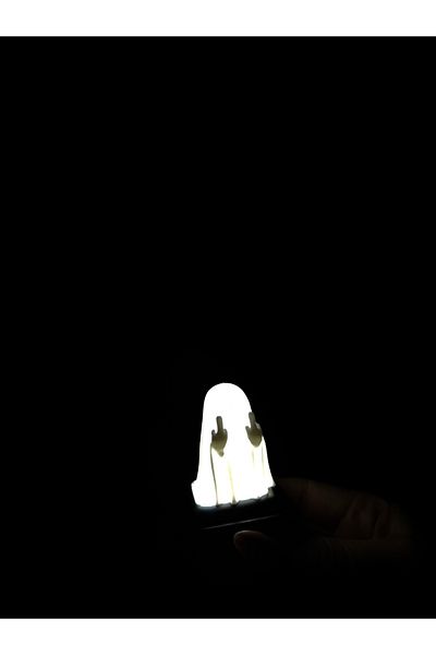 Filament شخصية شبح صغيرة بتصميم مخصص - طباعة ثلاثية الأبعاد PLA
