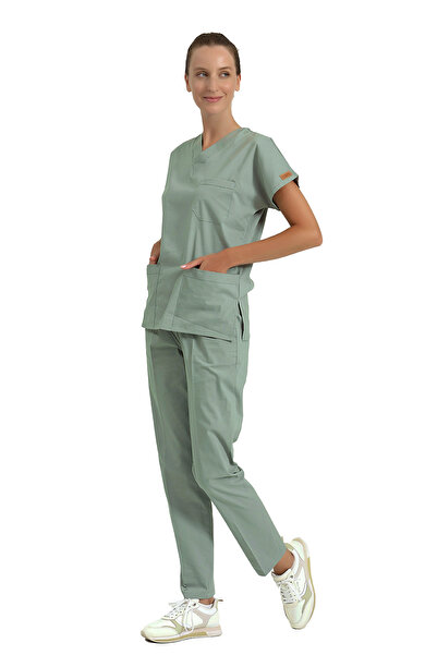 Brl Üniforma Uniformă unisex pentru doctori și asistente medicale din Lycra v...