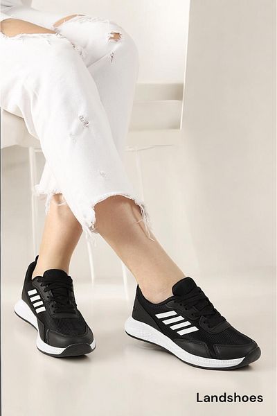 LANDSHOES Pantofi sport cu șireturi, unisex, zilnic, anatomici, cu talpă flexibilă