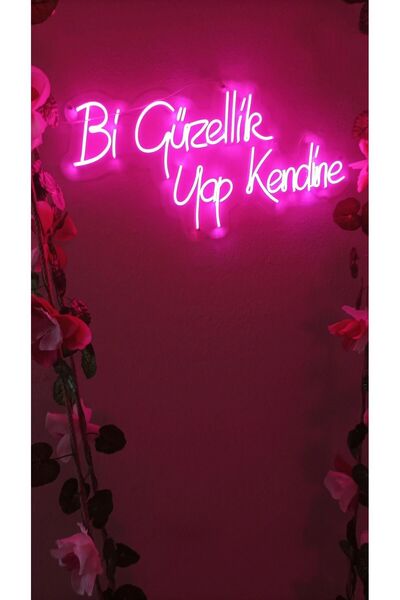 Genel Markalar Neon LED Tabela Dekoratif Aydınlatma -Bi Güzellik Yap Kendine,...