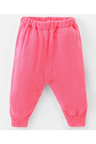 Babyhug 100% Acrylic Full Sleeves Sweater Set With Cap & Booties - Pink