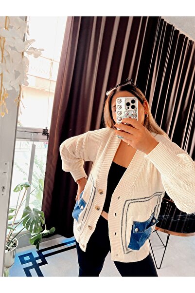 Store Kadın Yüksek Kalite Büyük Beden Hırka