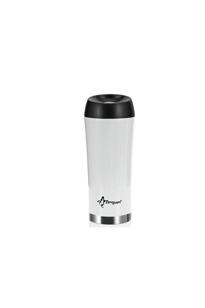 Penguen 400 ml Coffee Mug - Steel Inside and Outside and Double Layer Thermos Mug