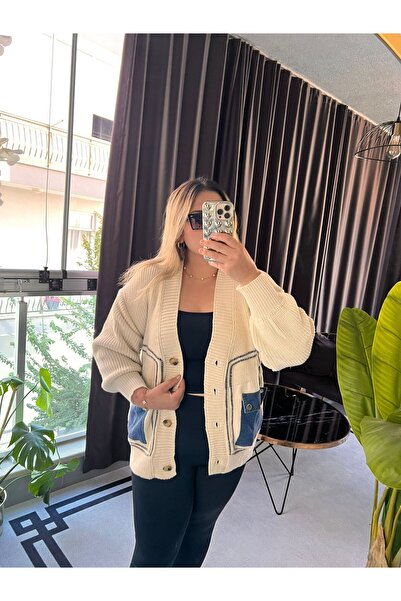 Store Kadın Yüksek Kalite Büyük Beden Hırka