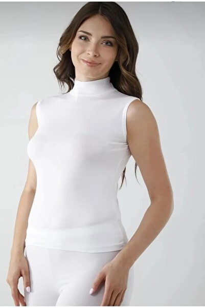 emseytrend Half Fisherman Zero Sleeve Viscose Lycra Flexible Badi Body