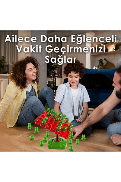 PlayZen Kurbağa Denge Oyunu 3+ Yaş – Eğitici Zeka Oyunu, Ebeveyn-Çocuk Etkileşimli Oyuncak