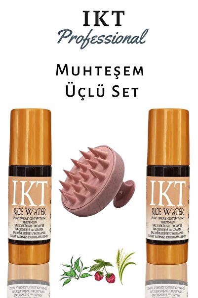 IKT Saç Bakım Spreyi ml 2 Adet + Saç Masaj Tarağı