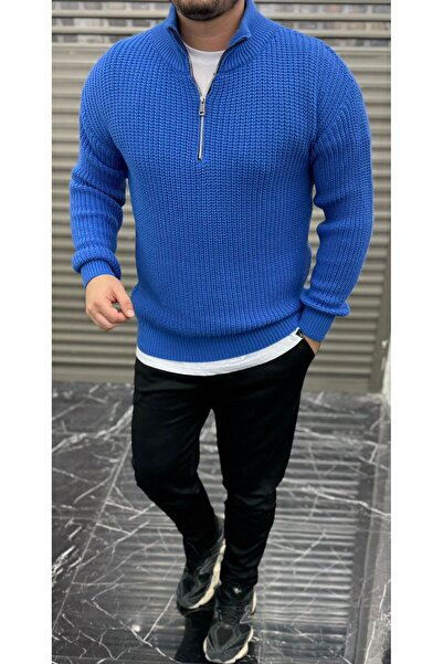 ruff yarım fermuarlı kazak