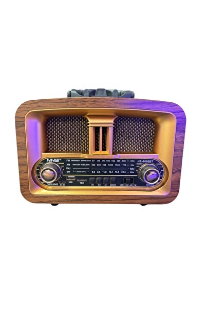 NNS Ns-6650 Usb / Tf Kart / Fm Retro Taşınabilir Bluetooth Hoparlör