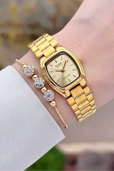 Casio Gold Color Women's Wristwatch