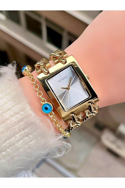 Homies Women's Wristwatch - Original Product - Bracelet Gift - 3 Atm Waterproof