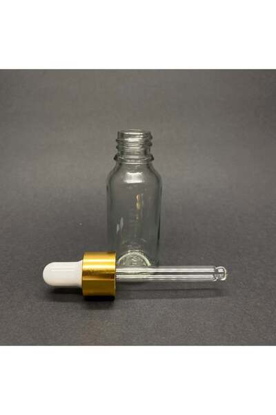 ZYLAN AMBALAJ 20ml Şeffaf, Cam Şişe, 12 adet, Cam Damlalıklı, Ecza şişesi, Pr...