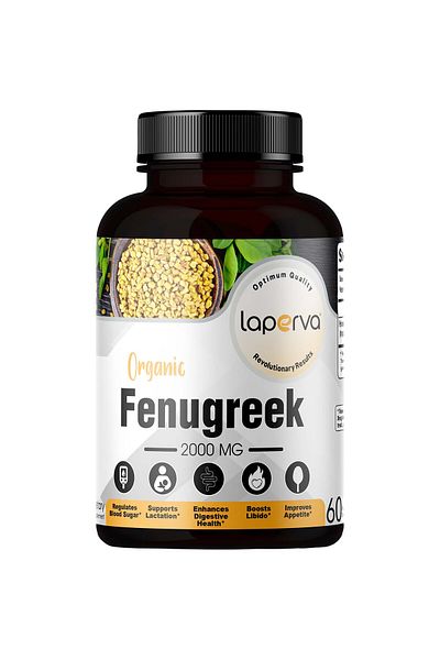 Laperva Organic Fenugreek Caps 60S