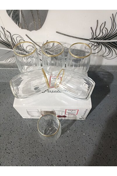 KEVSER GLASS Linka 6 adet kahve yanı su bardagı 115 cc