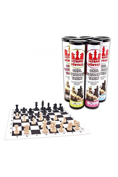 Point Plus مجموعة شطرنج أسطوانة اللفة من CHESS WORLD / حجم صغير